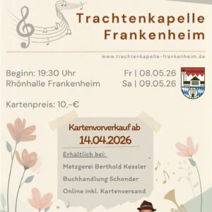 16. Frankenheimer Frühlingserwachen - Freitag